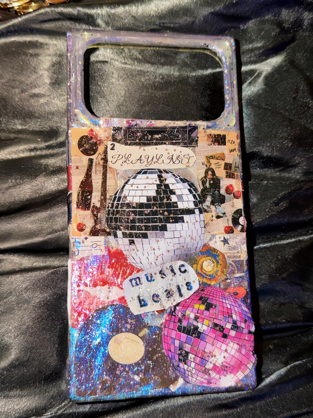 Handmade Disco Music IPhone 17 Pro Max Case - Y2K Aesthetic